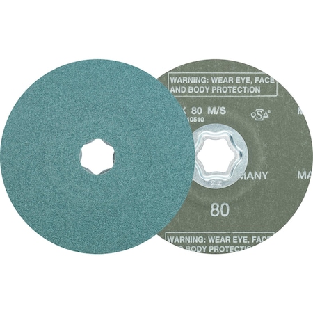 Pferd Combiclick Fiber Disc, 5", 80 Grit 40141